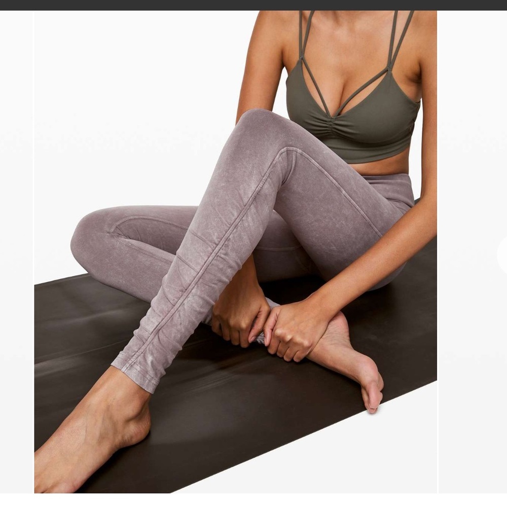 Lululemon Inner Glow Tight 28" Washed Half Moon